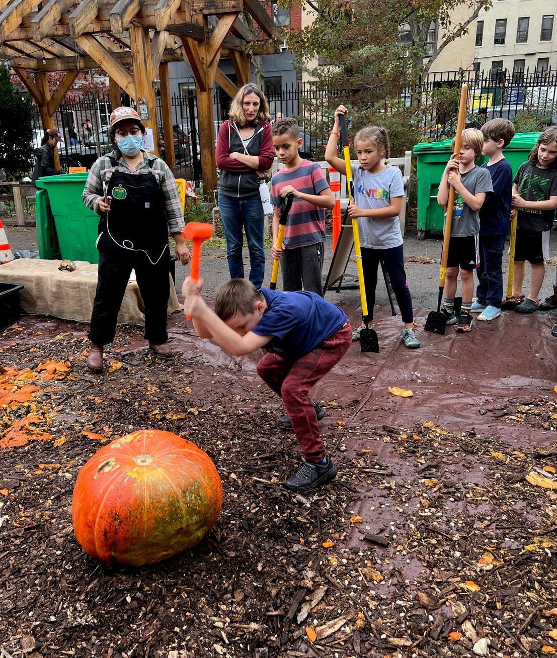 Smashing pumpkins to help the environment